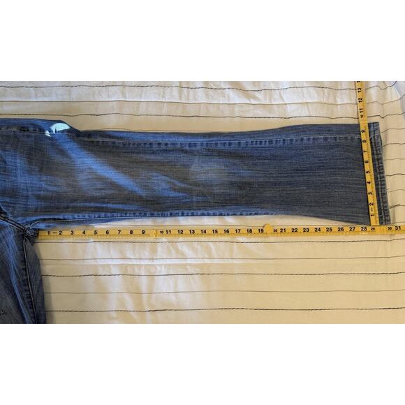 Stetson | No 816 Classic Boot Cut Women's Denim Blue Jeans -Size 6 Long - Picture 8 of 9